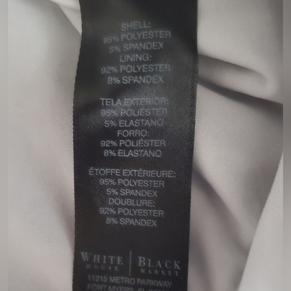 White House Black Market Geometric Drop Waist Halter In Black And White Size M - Picture 6 of 8